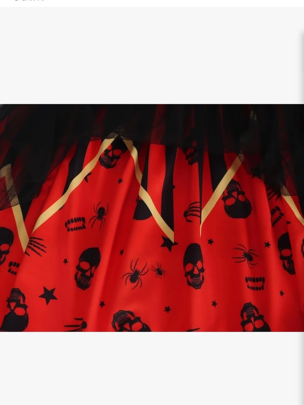 Red & Black Pirate Girl Costume Dress with Hat